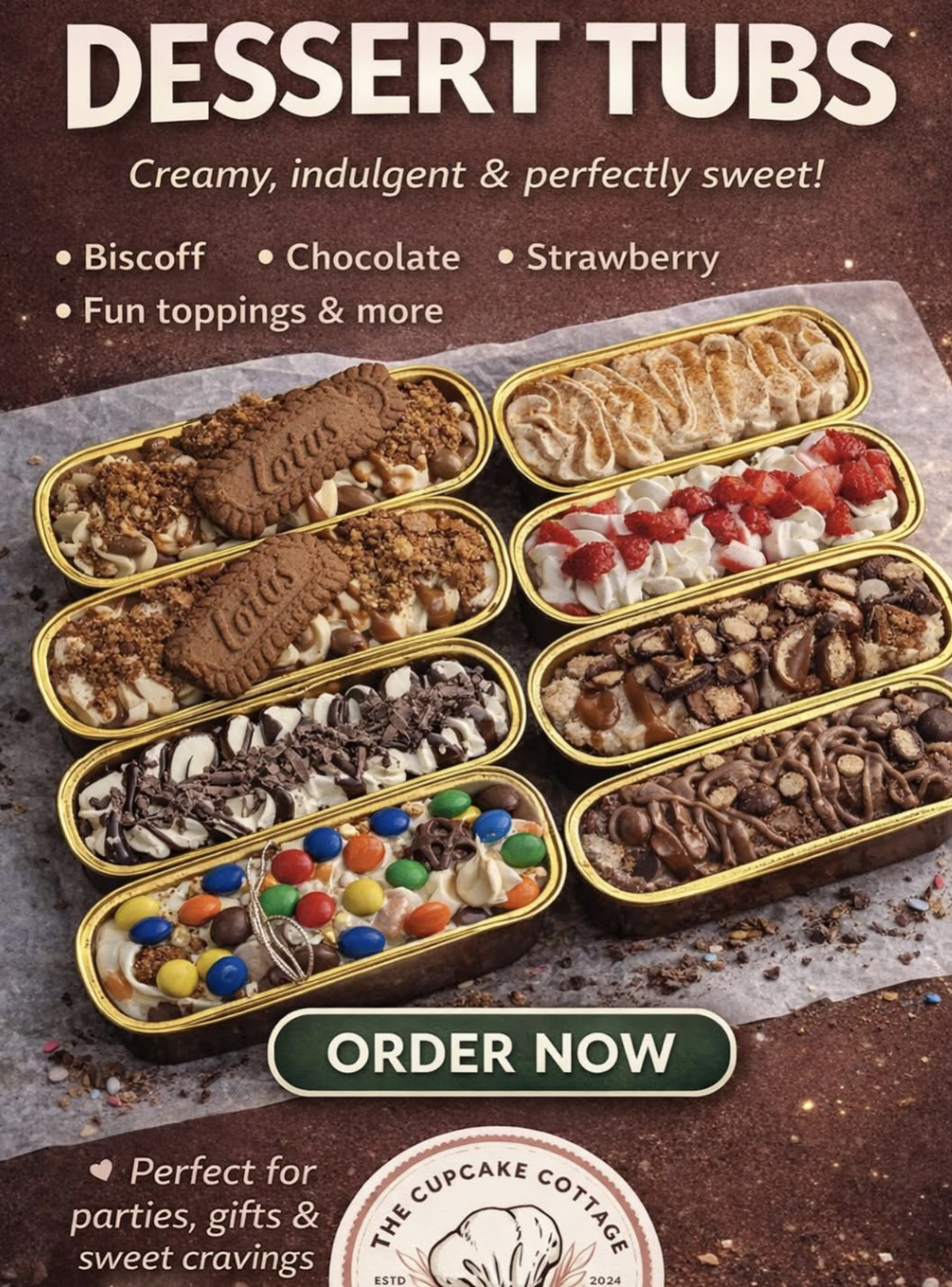Dessert Tubs