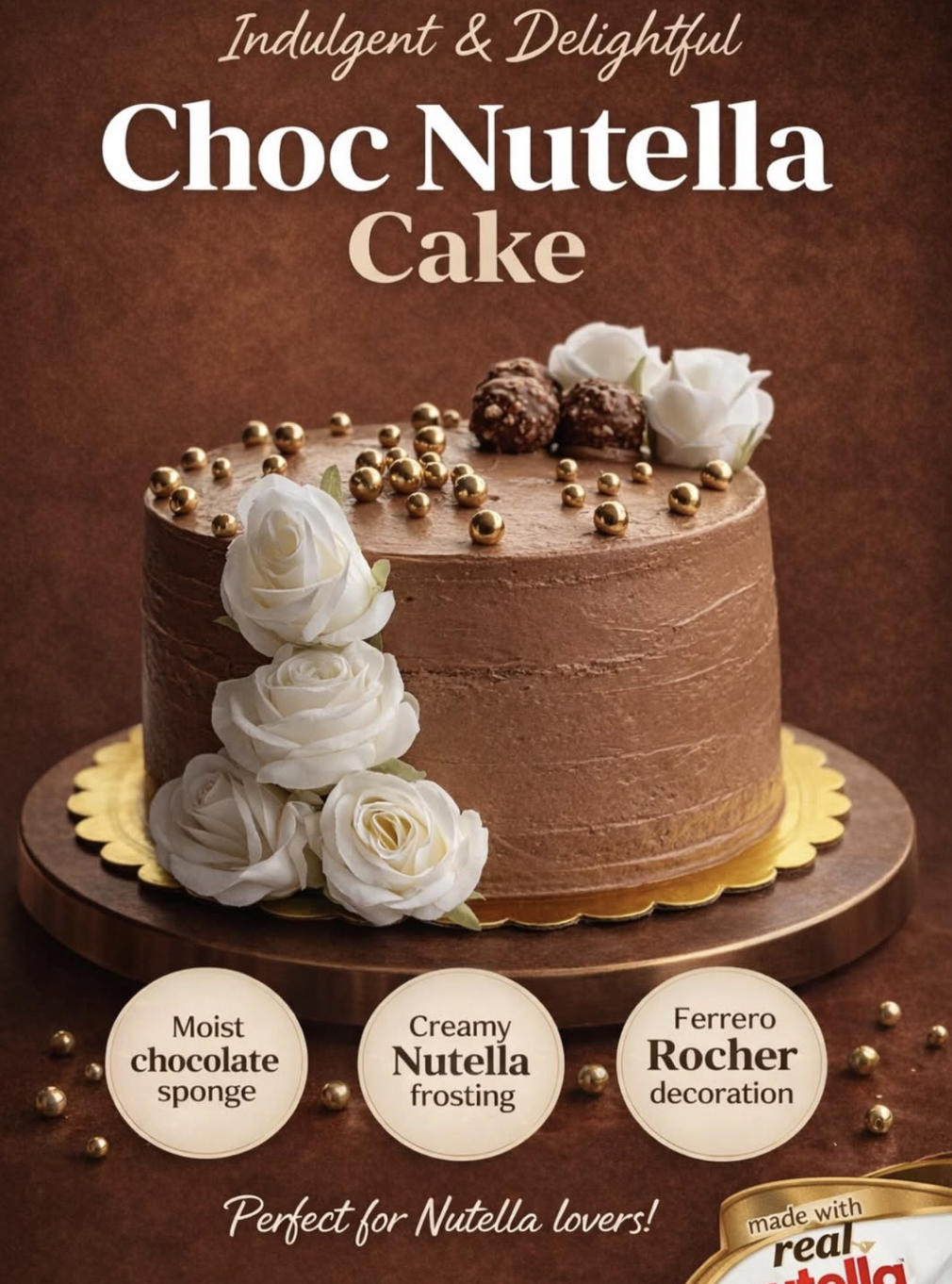Choc Nutella Cake