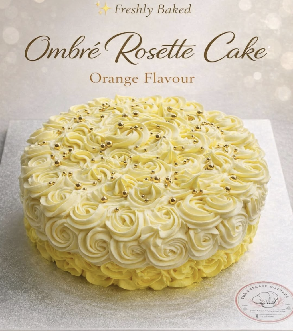Ombré Rosette Cake