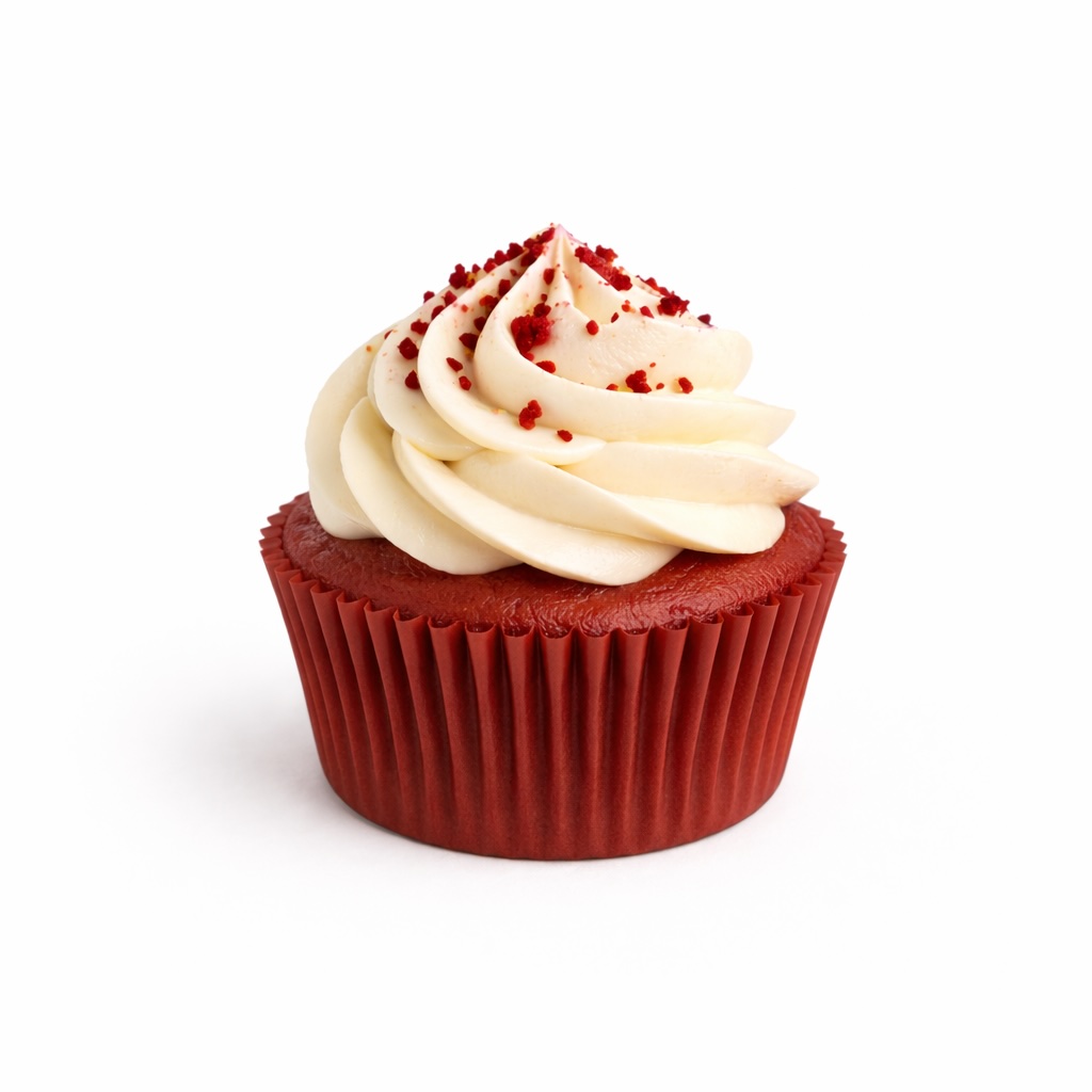 Red Velvet Romance Cupcake
