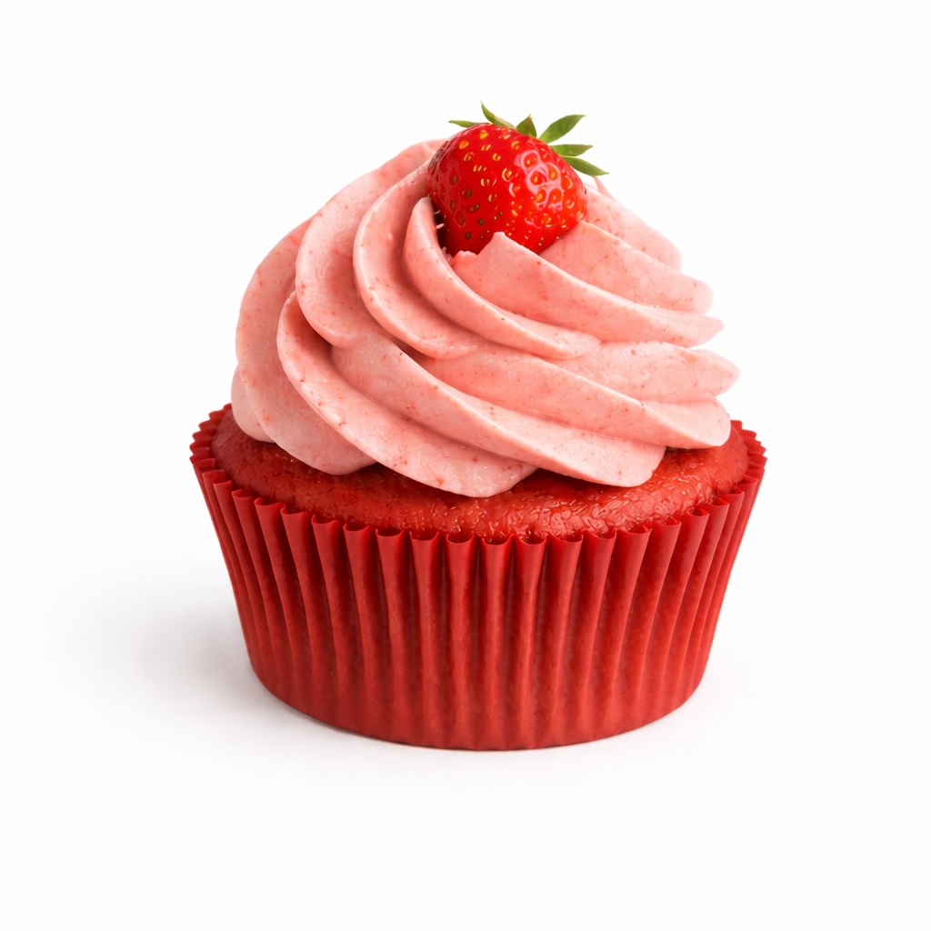 Strawberry Delight Cupcake